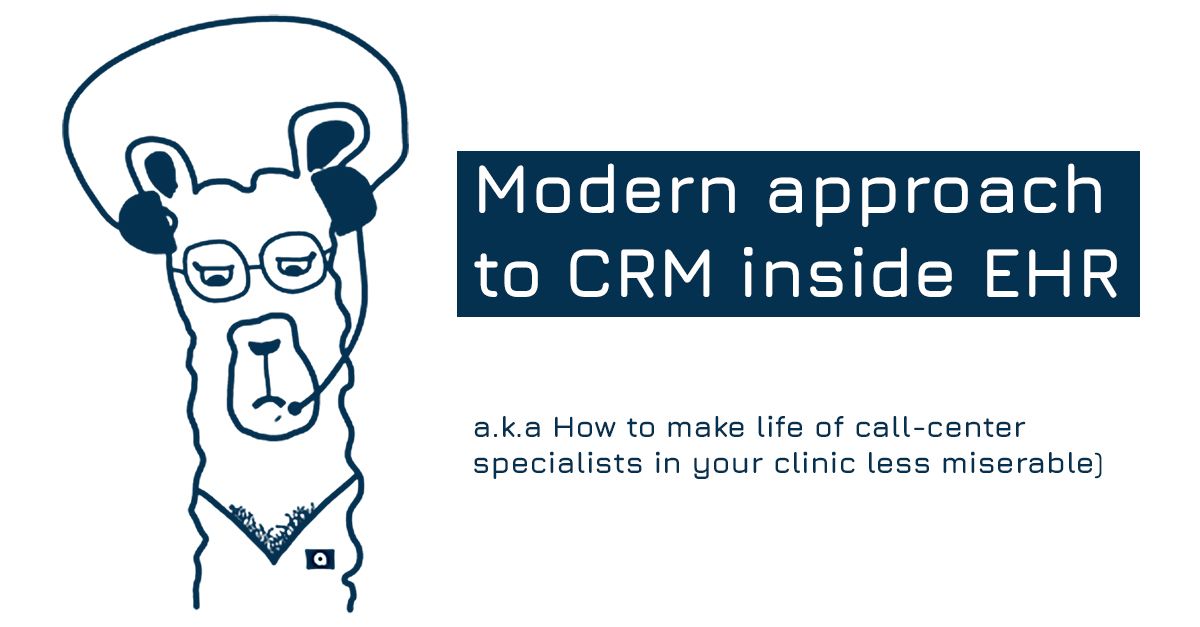 WHY CRM SHOULD BE INSIDE EHR